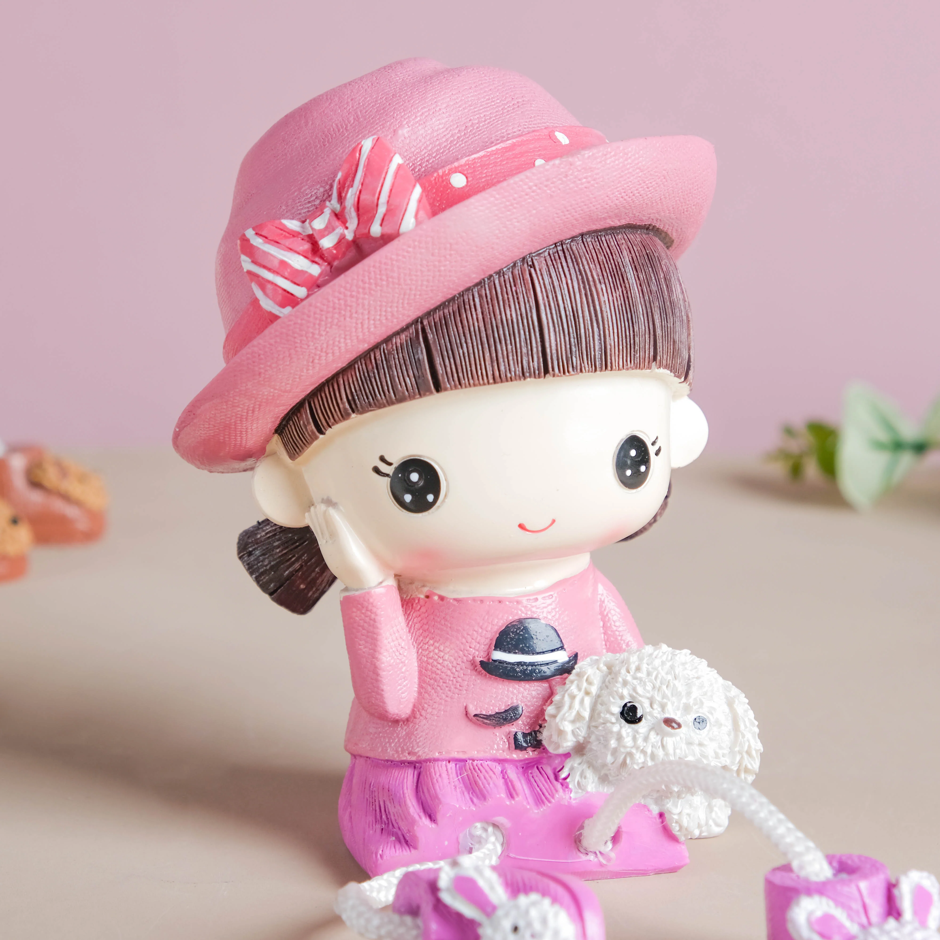 Cowgirl Resin Showpiece With Hanging Legs - Image 4