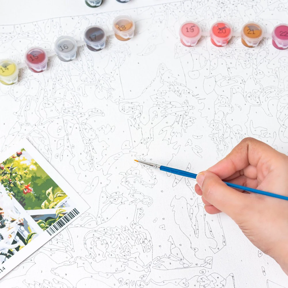 Cozy Cats DIY Paint By Numbers Kit - Image 3