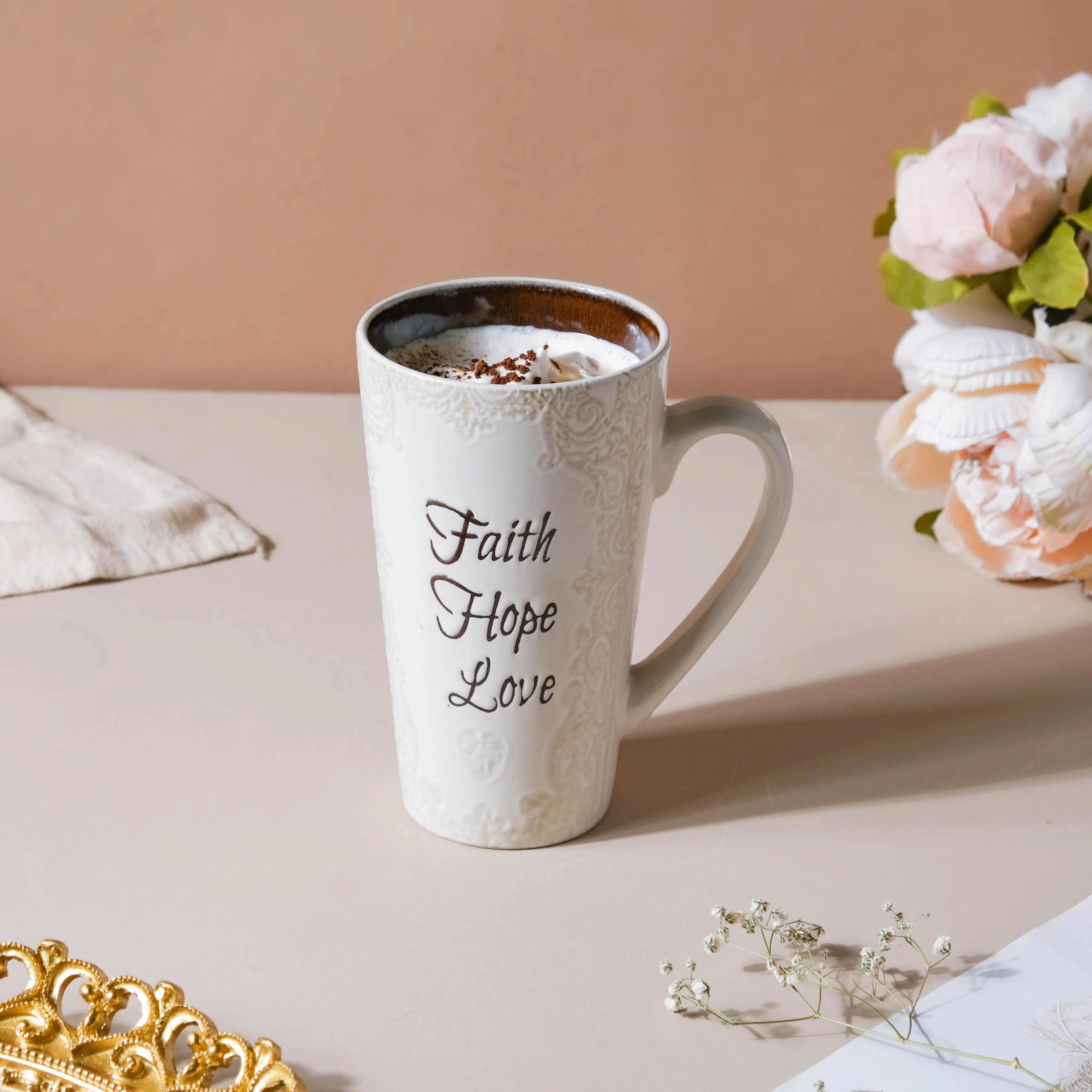 Cream And Sugar Glaze Mug 400ml - Image 5