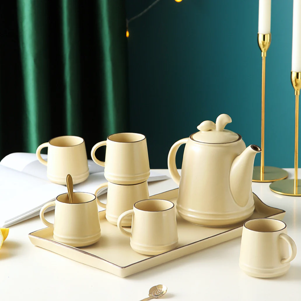 Crème De La Crème Ceramic Teaware Set Of 6