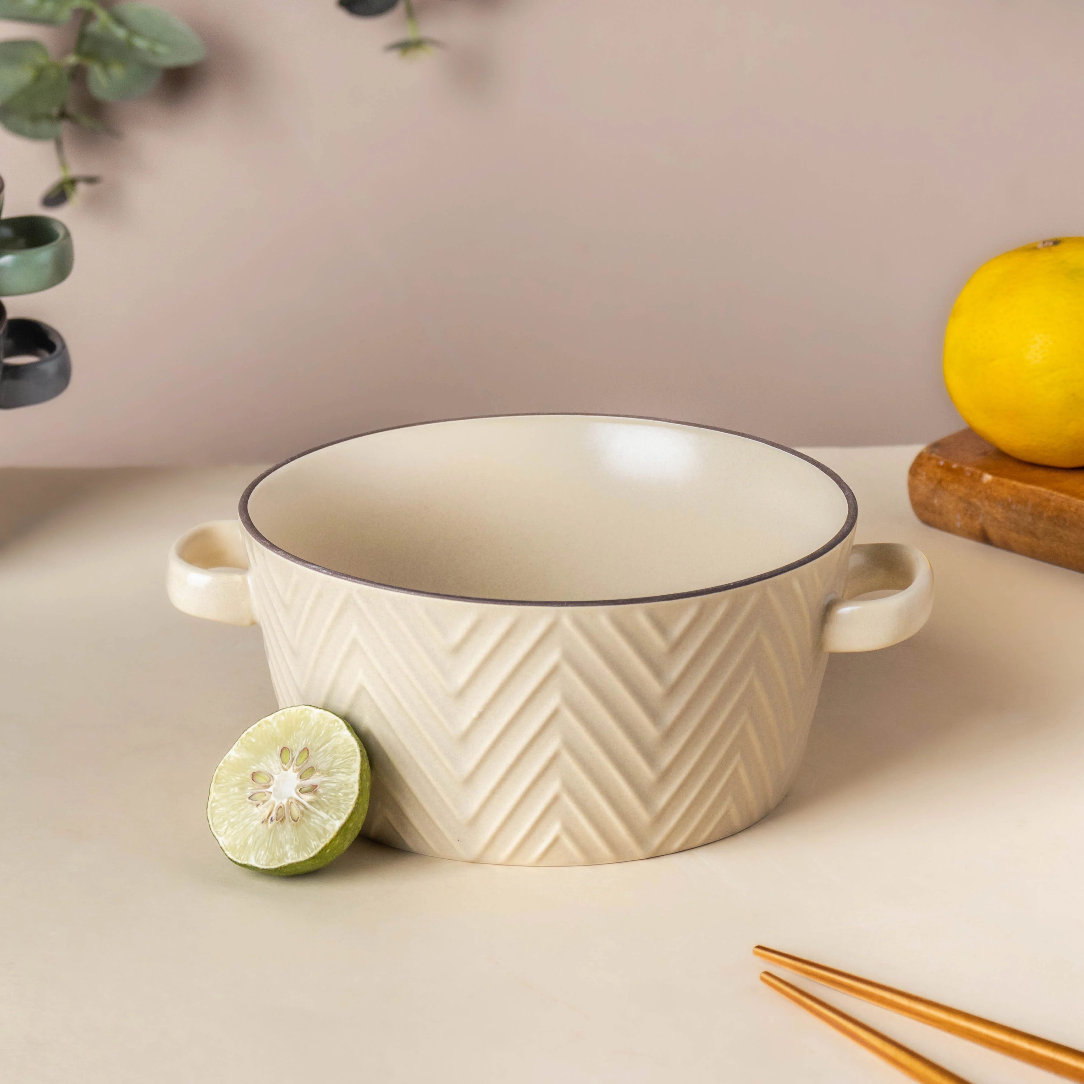 Crème De La Crème Textured Noodle Bowl - Image 6