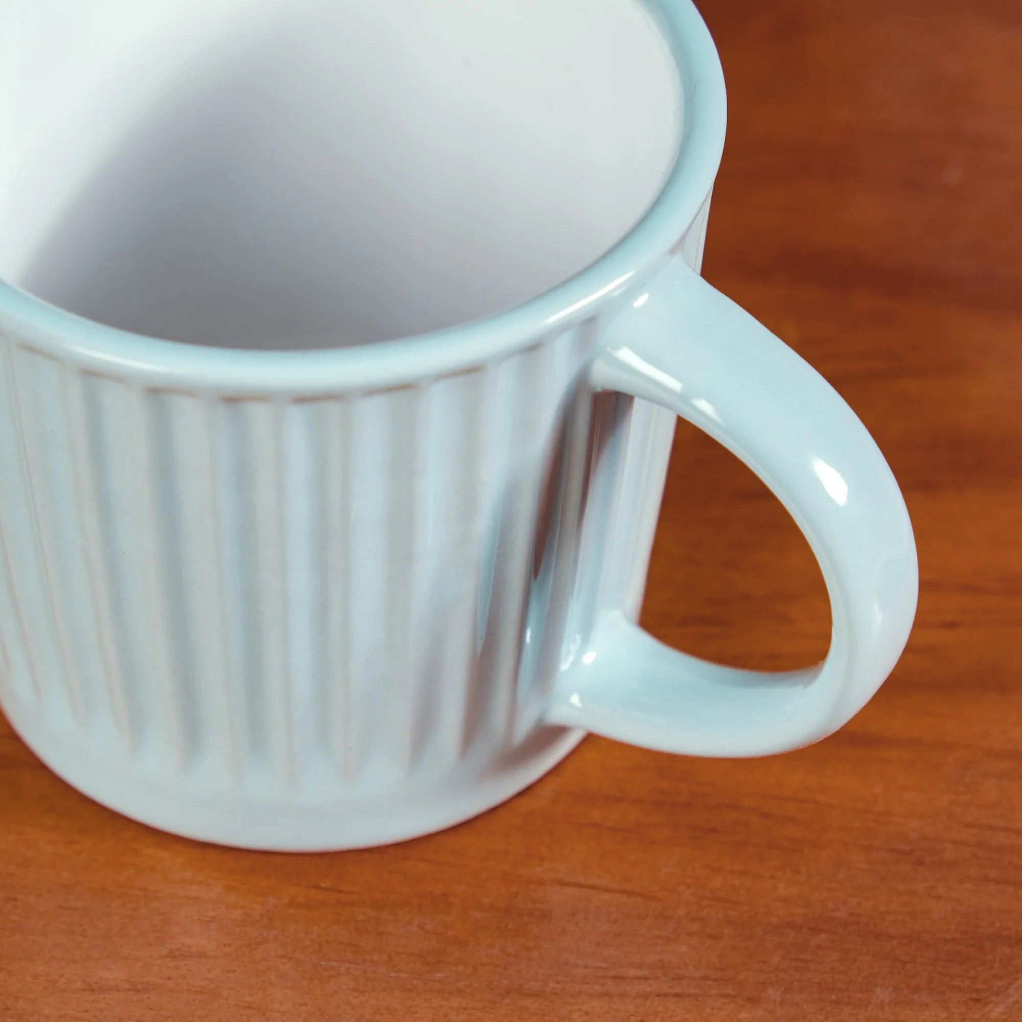 Cresta Ceramic Coffee Cup Set Of 6 Blue 300ml - Image 7