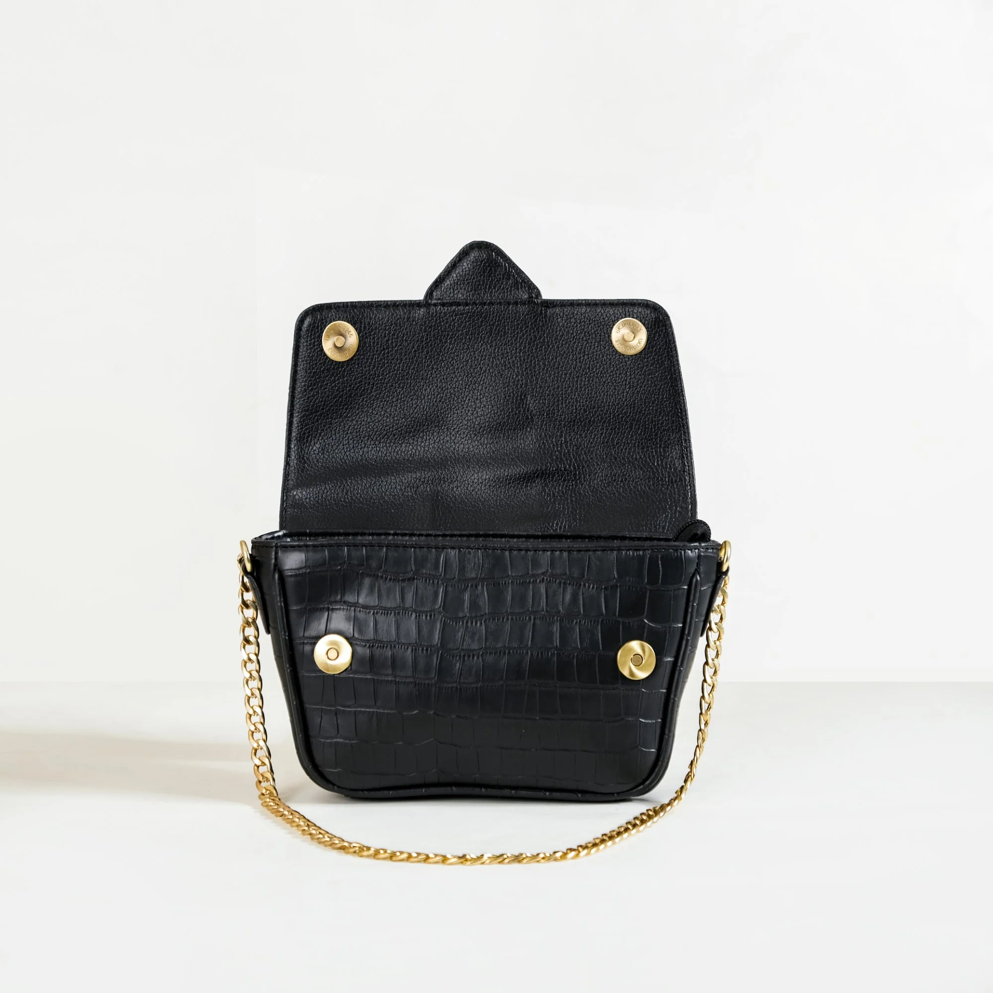 Croco Go-To Outing Bag Black - Image 6