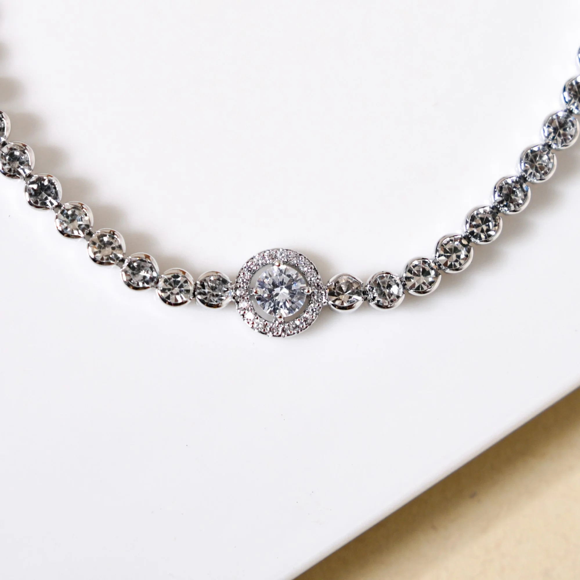 Crowned Charm Silver Chain Bracelet - Image 5