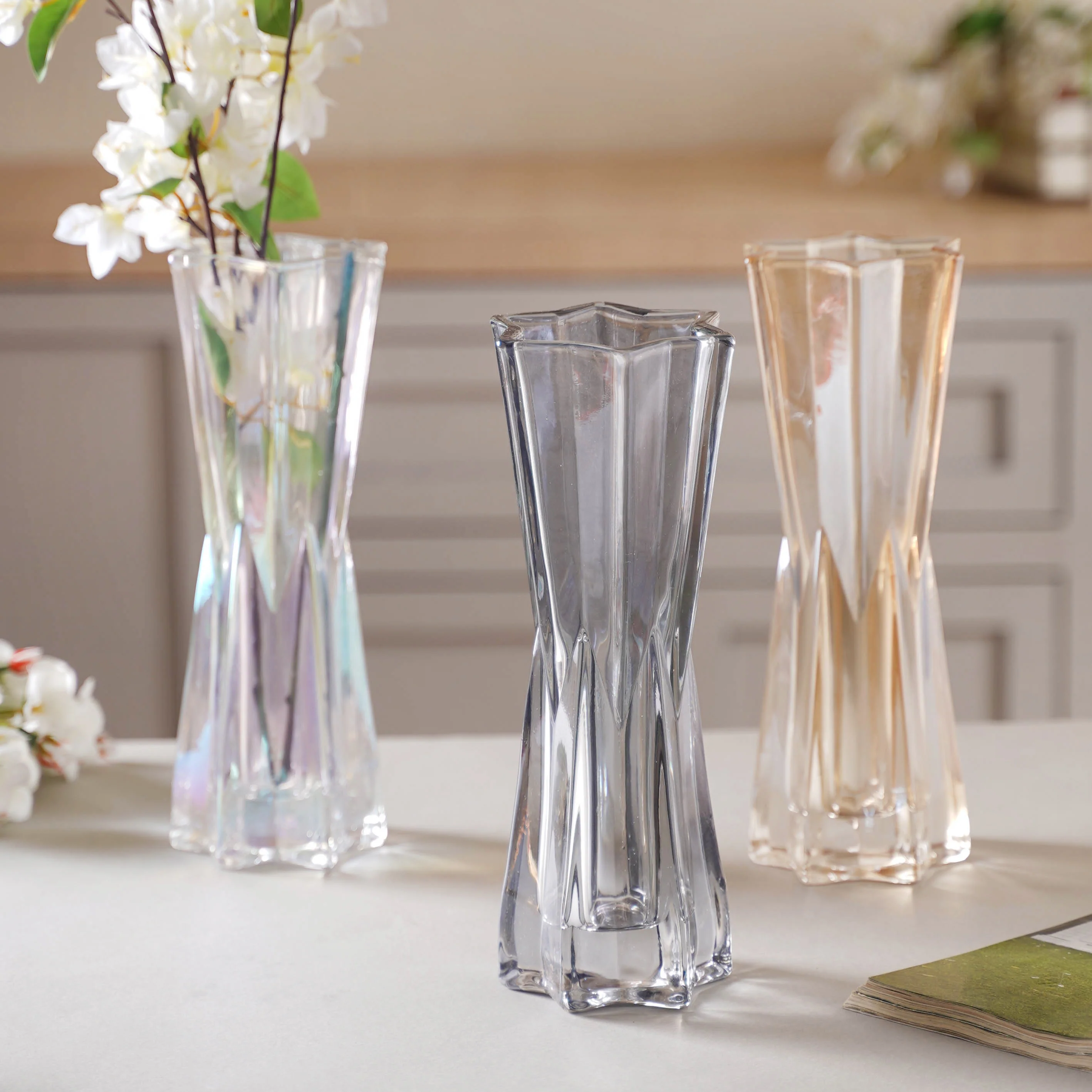 Crystal Flower Vase Large