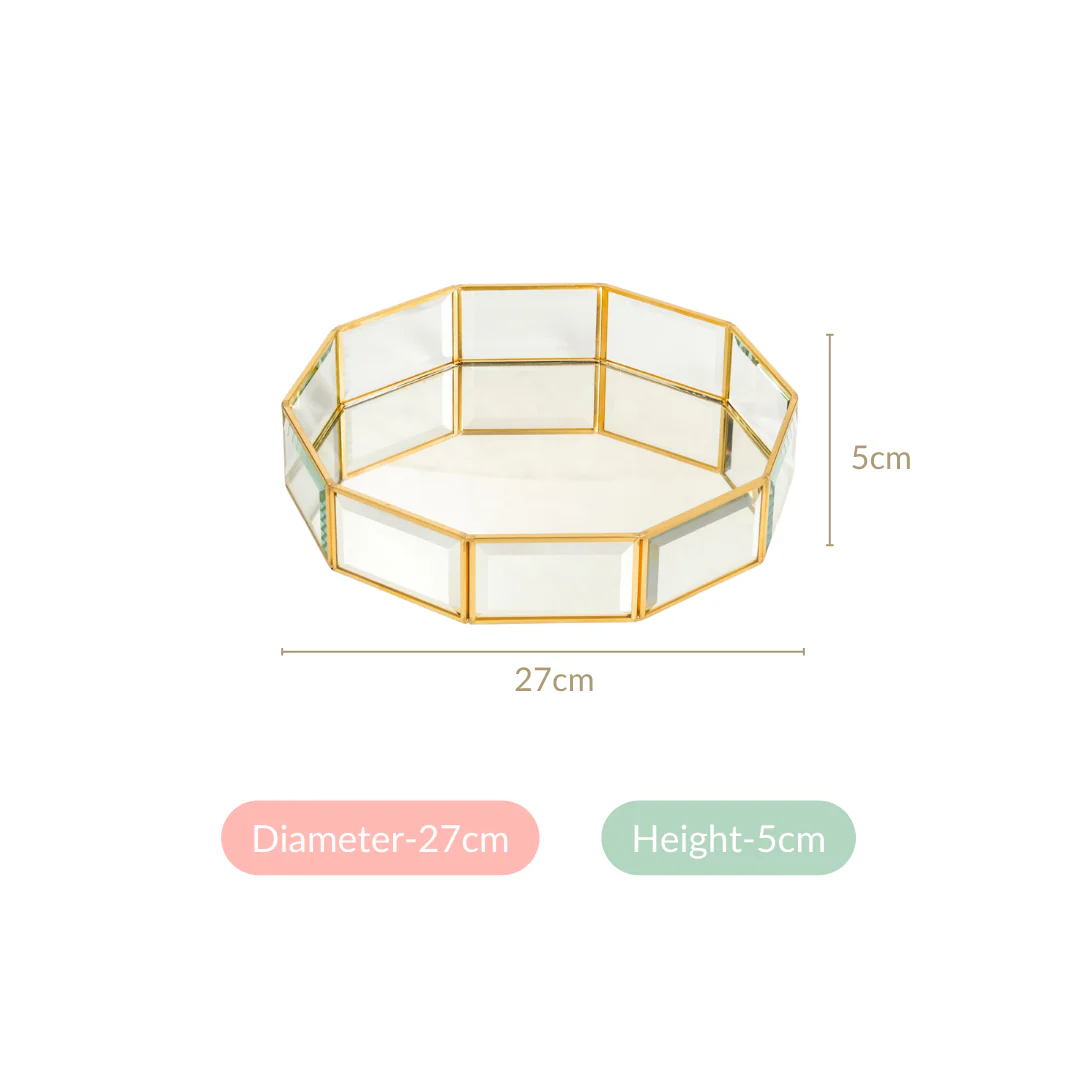 Crystal Glam Vanity Makeup Tray Large - Image 4