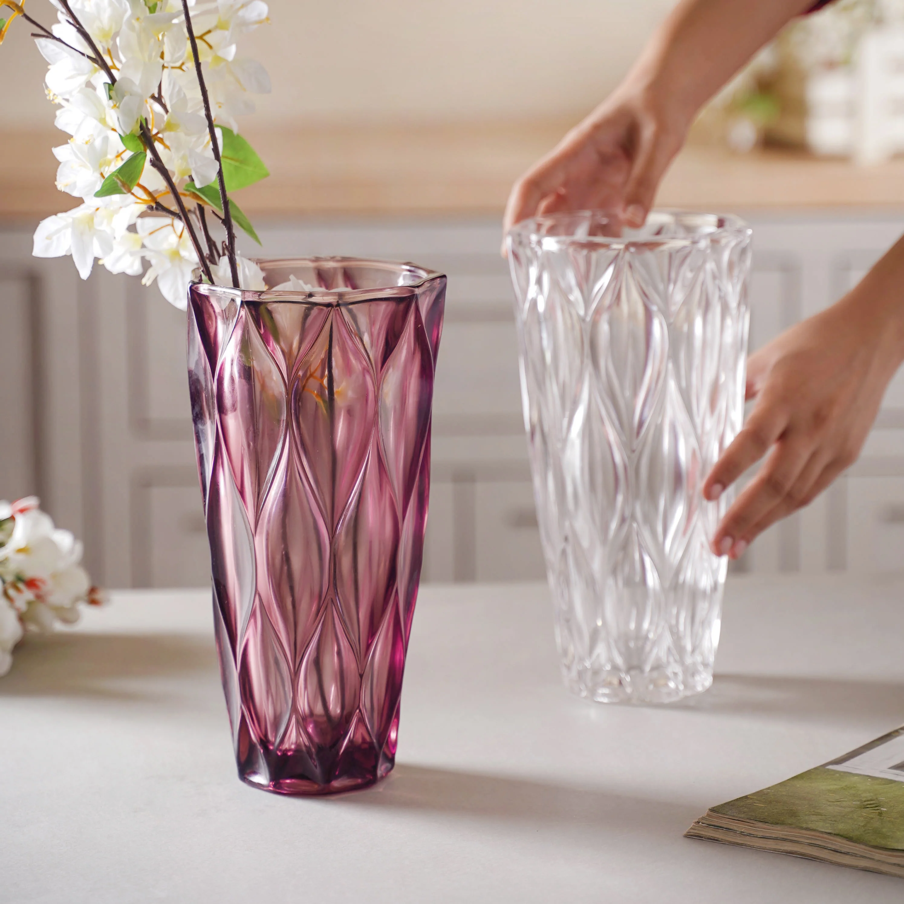 Crystal Glass Vase - Image 2