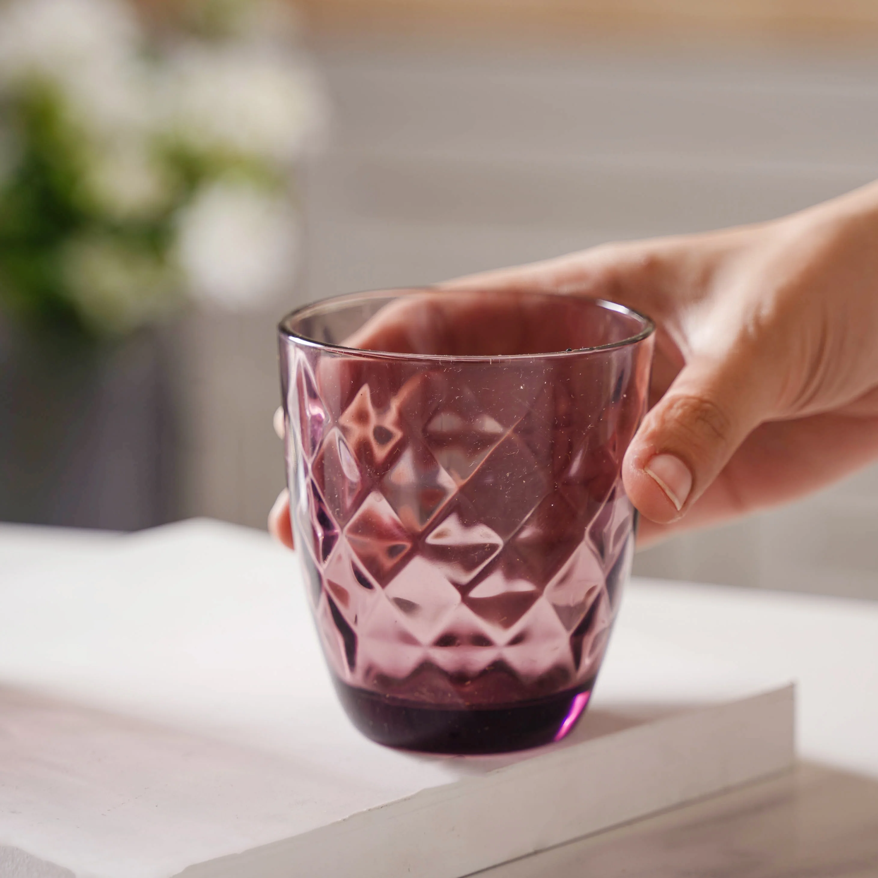 Crystal Glass Water Tumbler Set of 6 - Image 9