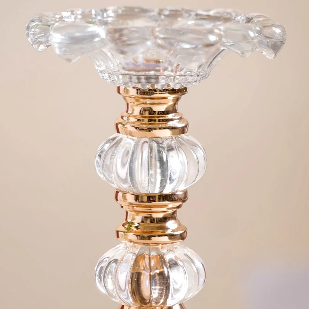 Crystal Luxury Candle Stand Set Of 2 - Image 6