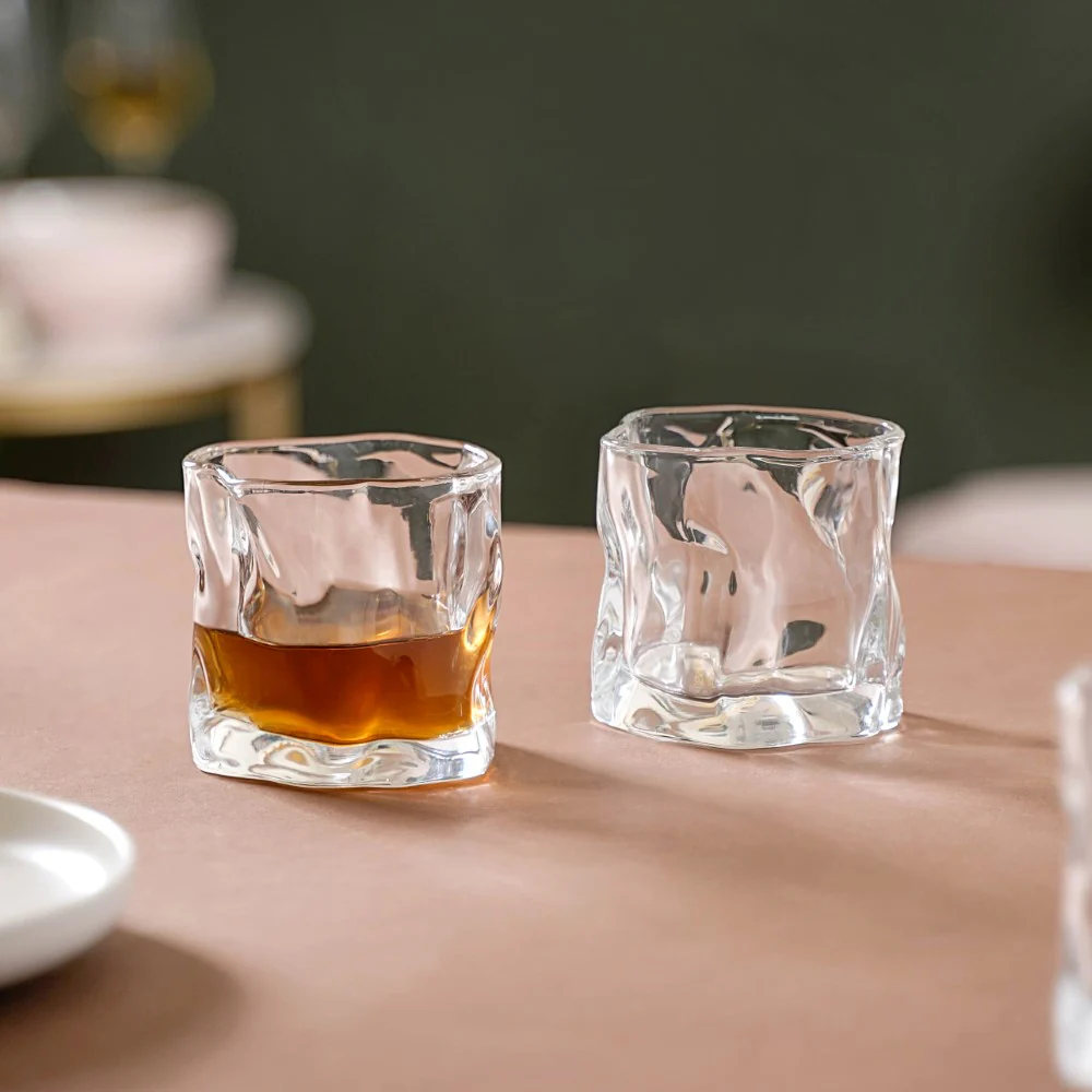 Crystal Water Glass Transparent Set of 6 - Image 5