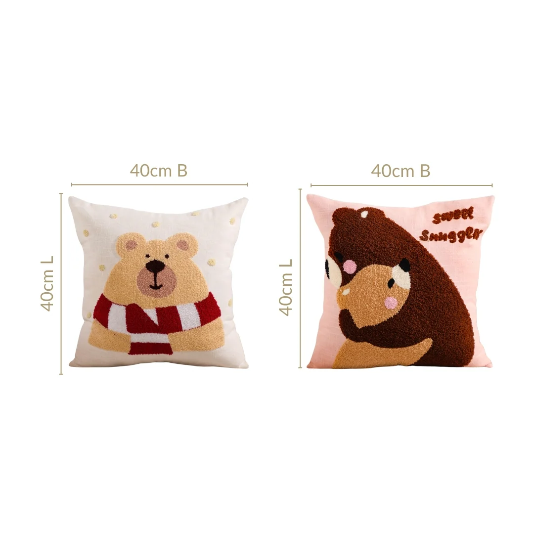Cuddle Buddies Cushion Cover Set Of 2 40x40cm - Image 3