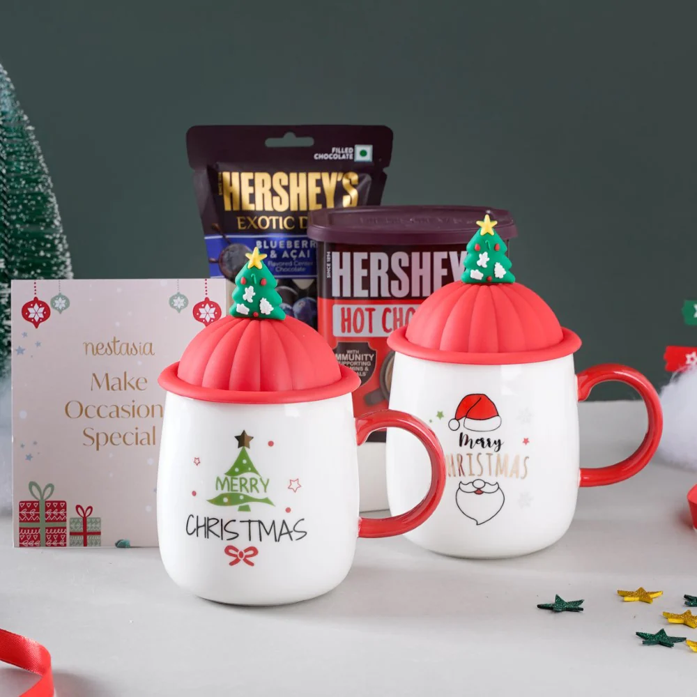 Cuddles And Caffeine Christmas Hamper Set Of 4