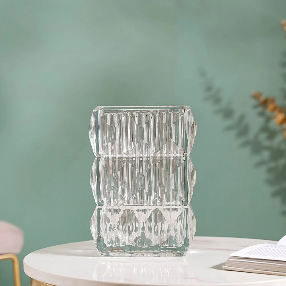 Cut Glass Crystal Decorative Vase - Image 9