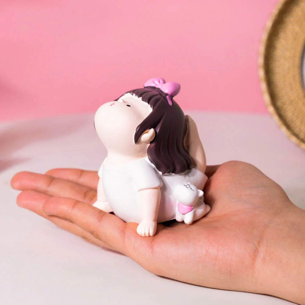 Cutesy Yoga Girl Showpiece - Image 2