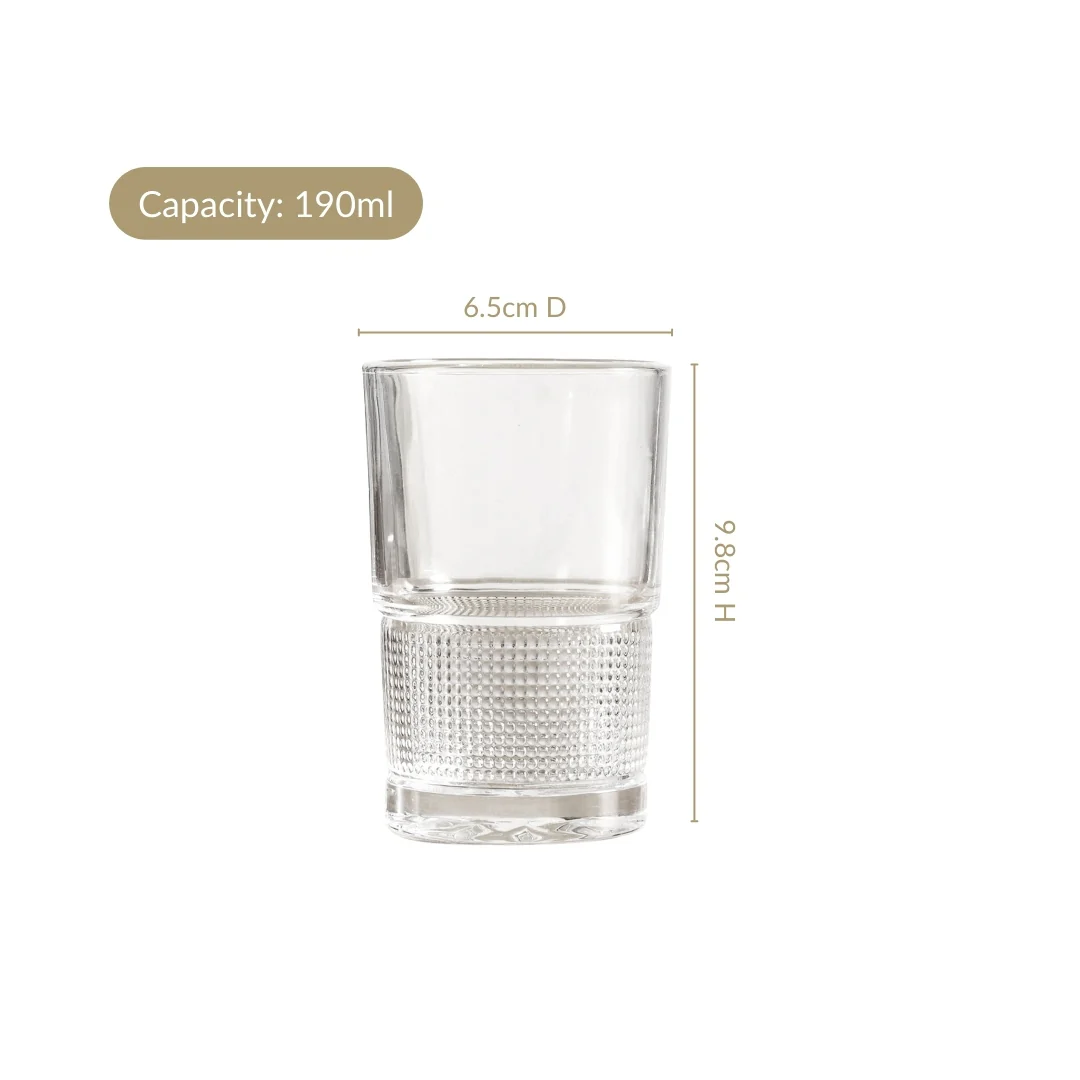 Daily Sip Tea Glass Set Of 6 190ml - Image 4