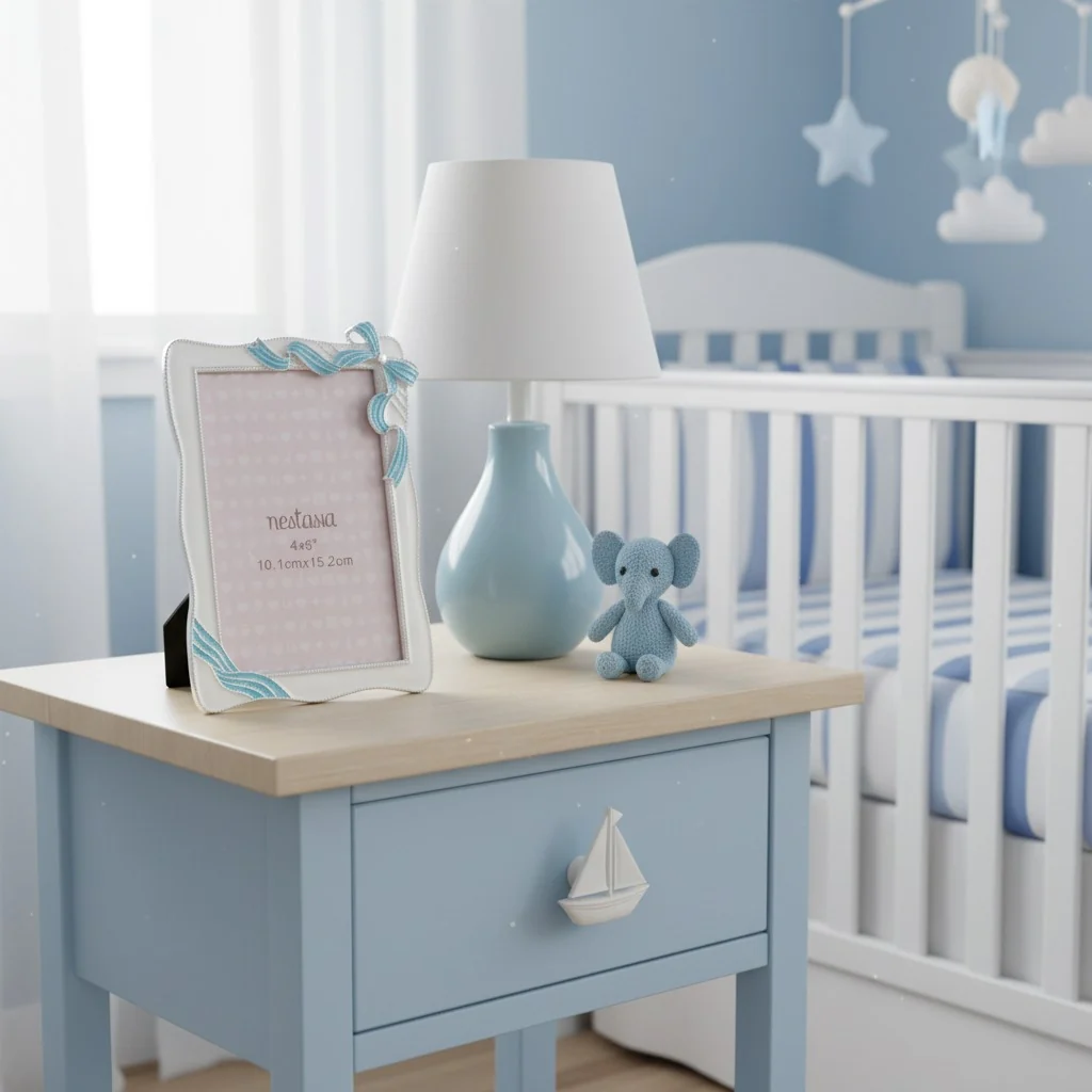 Dainty Blue Bow Photo Frame Small 10x15cm - Image 8