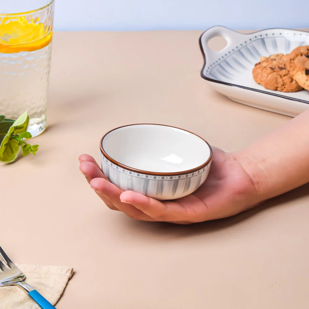 Dainty Patterned Dip Bowl 100 ml - Image 2