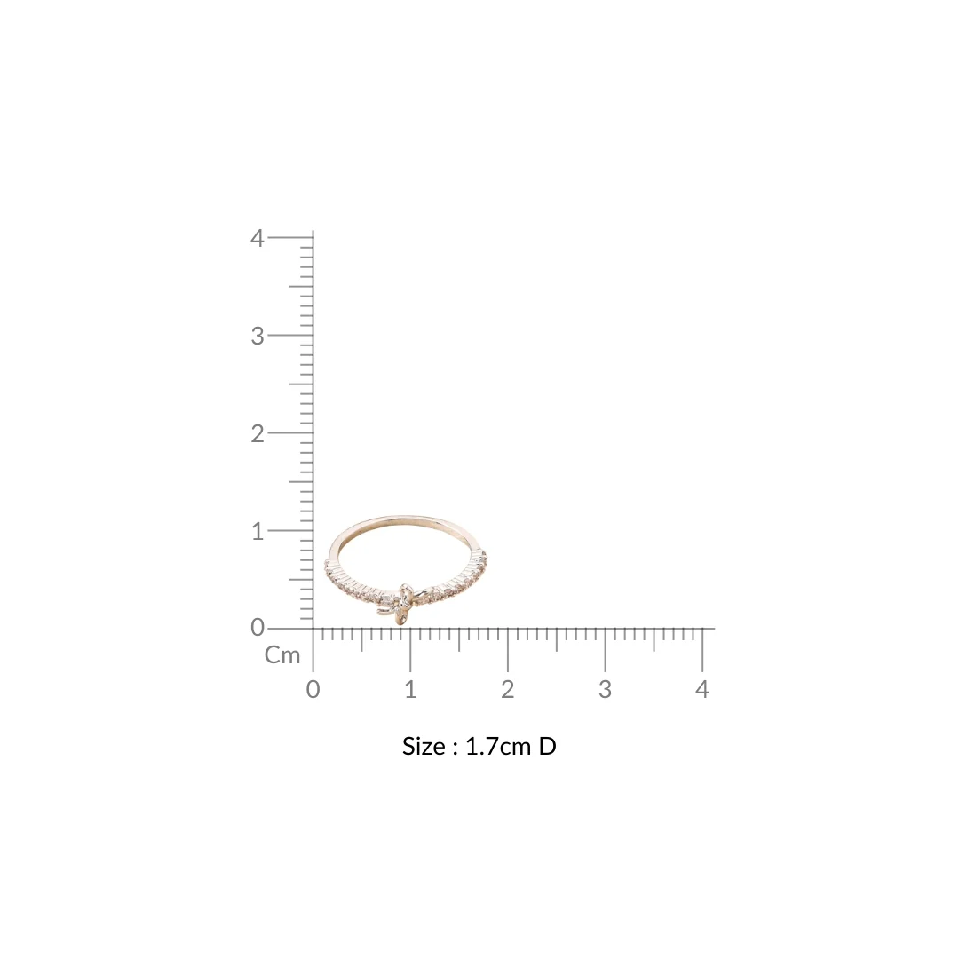 Dainty Silver Kawaii Ring - Image 3