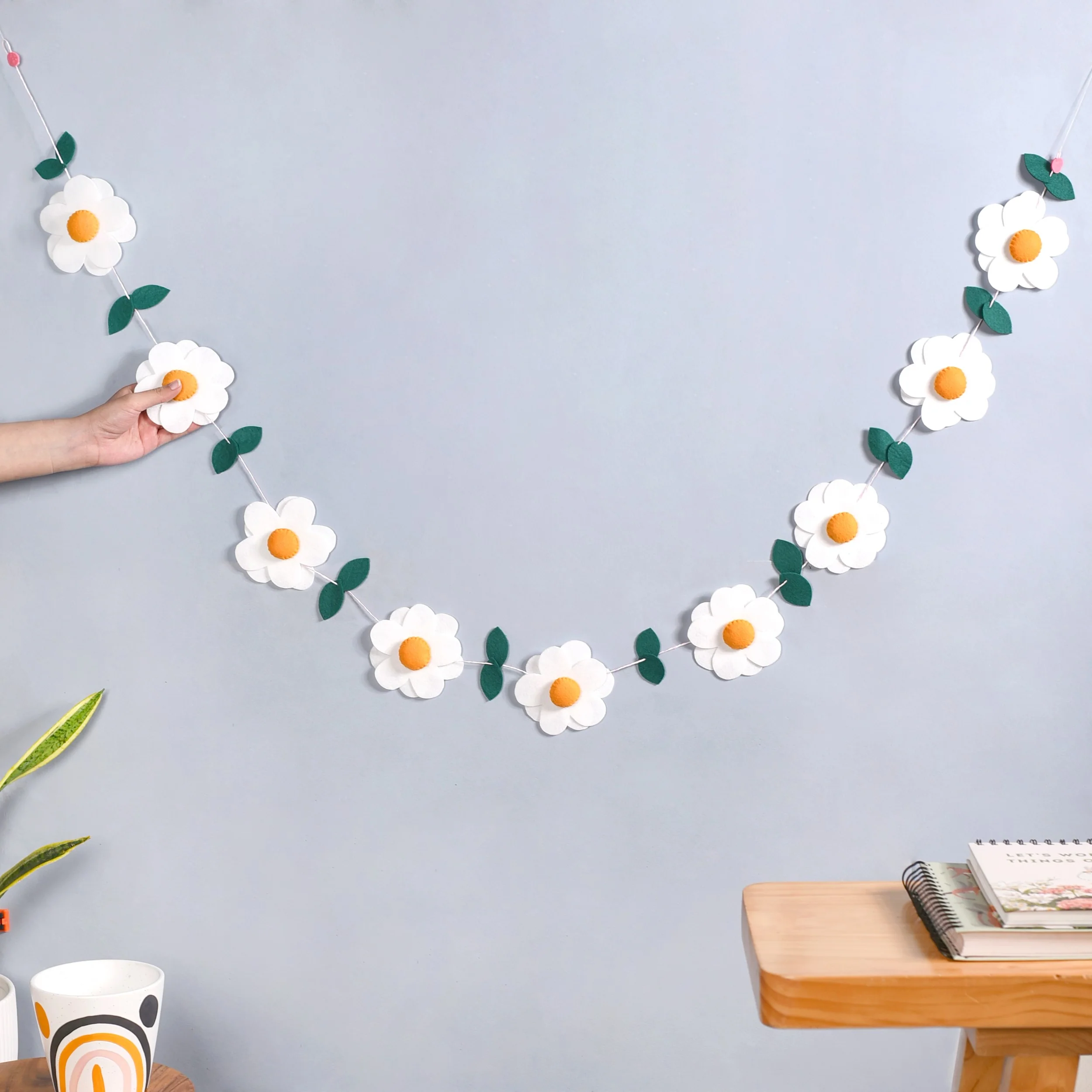 Daisy Bunting For Nursery Room Decor - Image 2