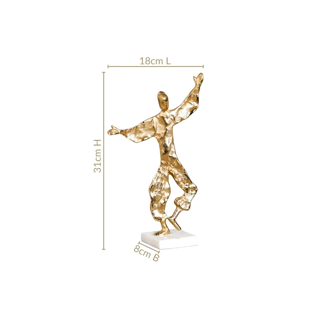 Dancing Musketeer Tabletop Metal Decor - Image 4