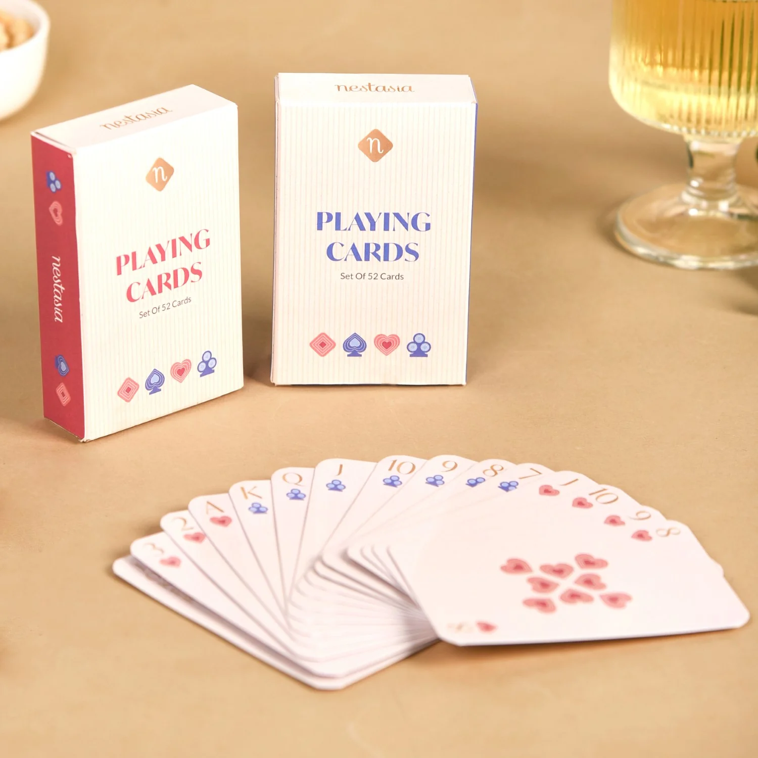 Deck Of 2 Playing Cards Set In Pink And Blue - Image 2