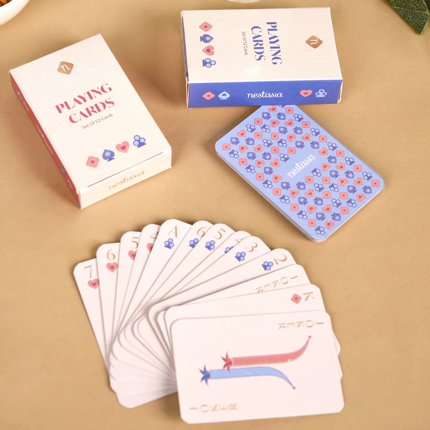 Deck Of 2 Playing Cards Set In Pink And Blue - Image 8