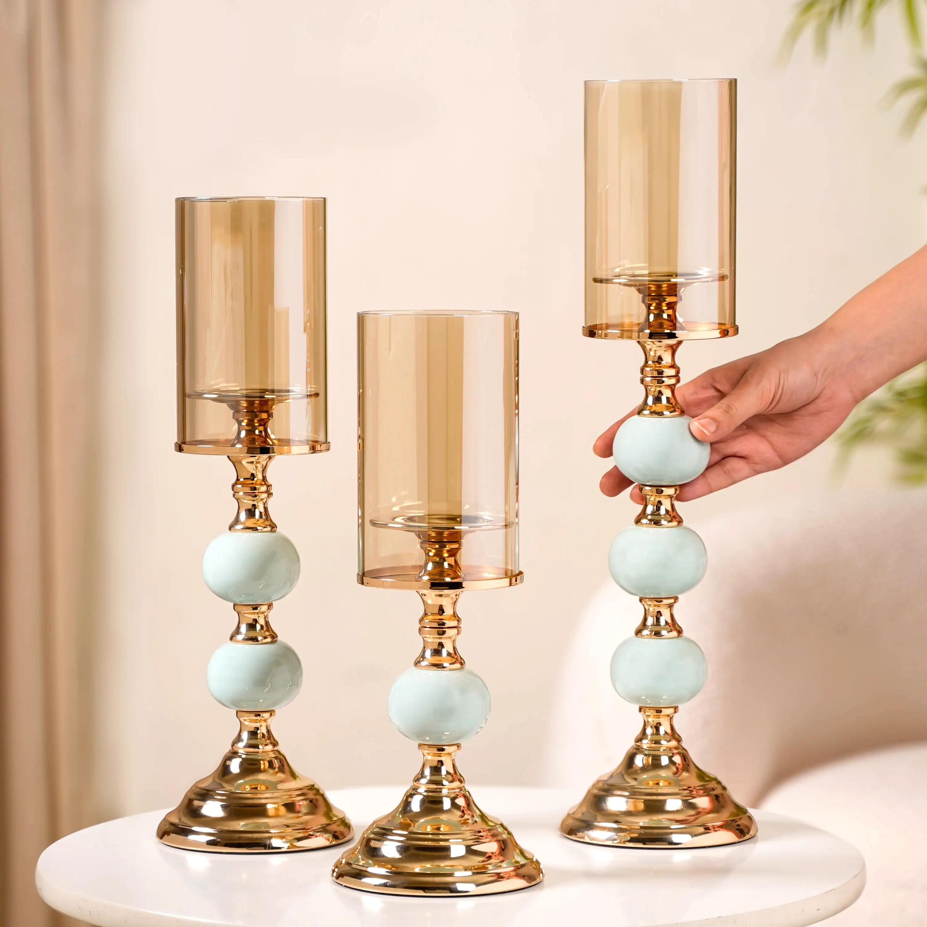 Decor Votive Candle Holder Set of 3 - Image 2
