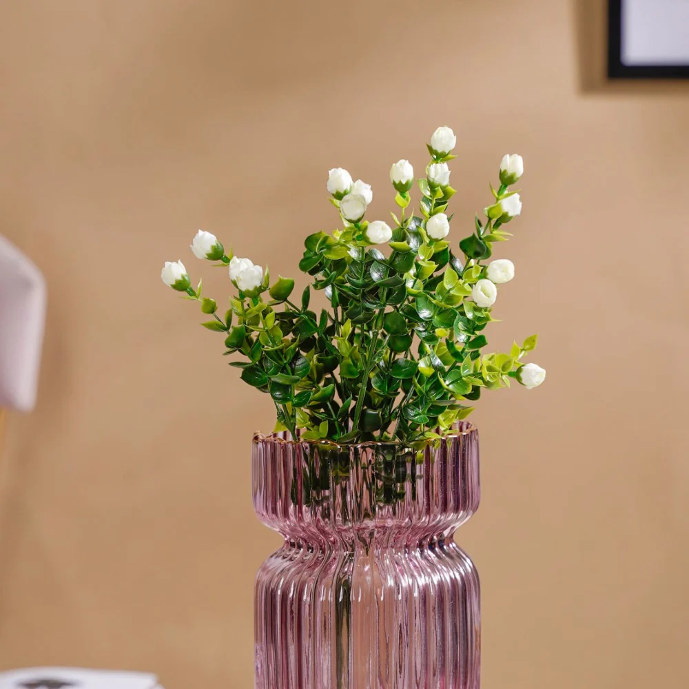 Decorative Flower Bud Stem White Set Of 2 - Image 3