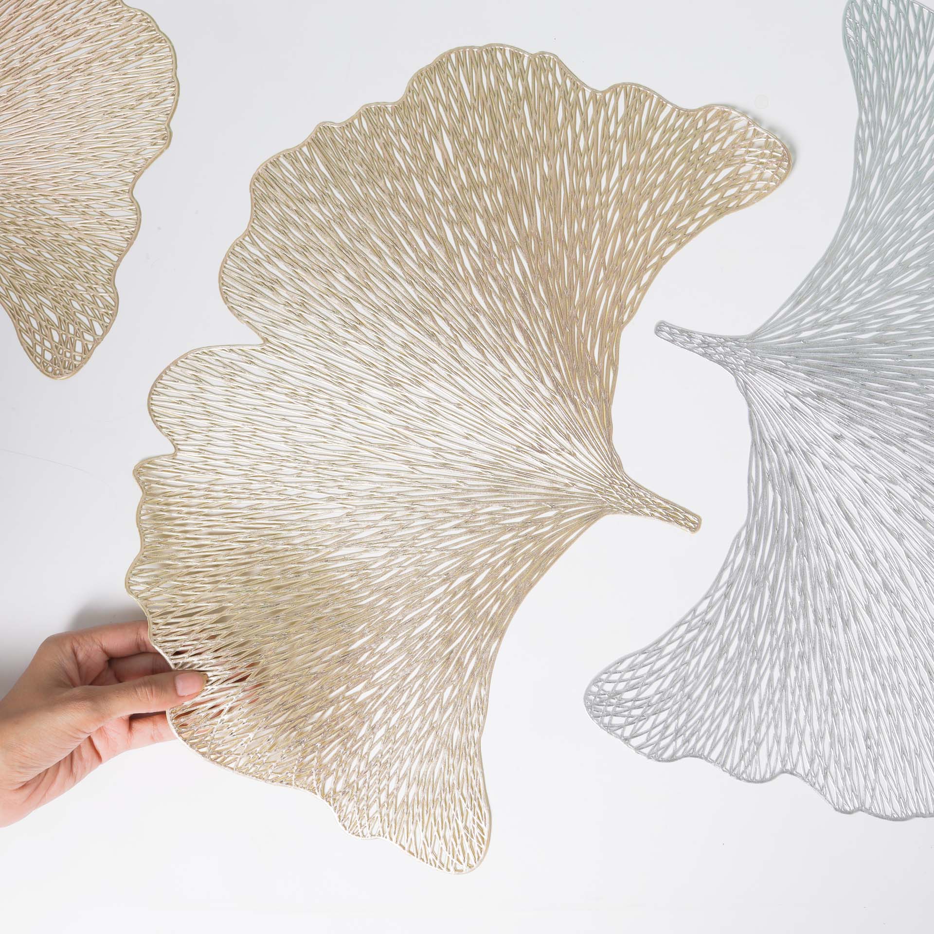 Decorative Leaf Placemat Set of 2 - Image 4