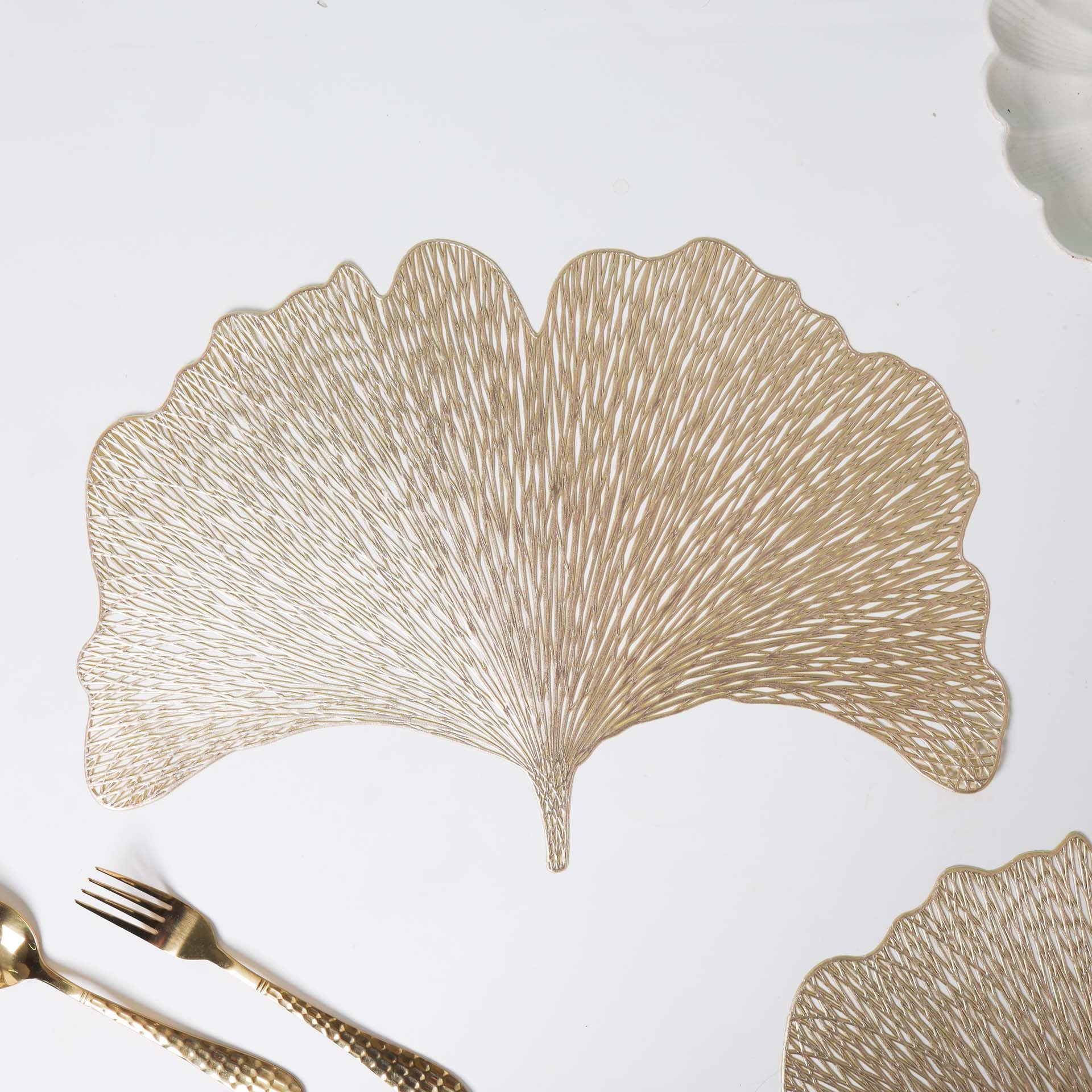 Decorative Leaf Placemat Set of 2 - Image 7