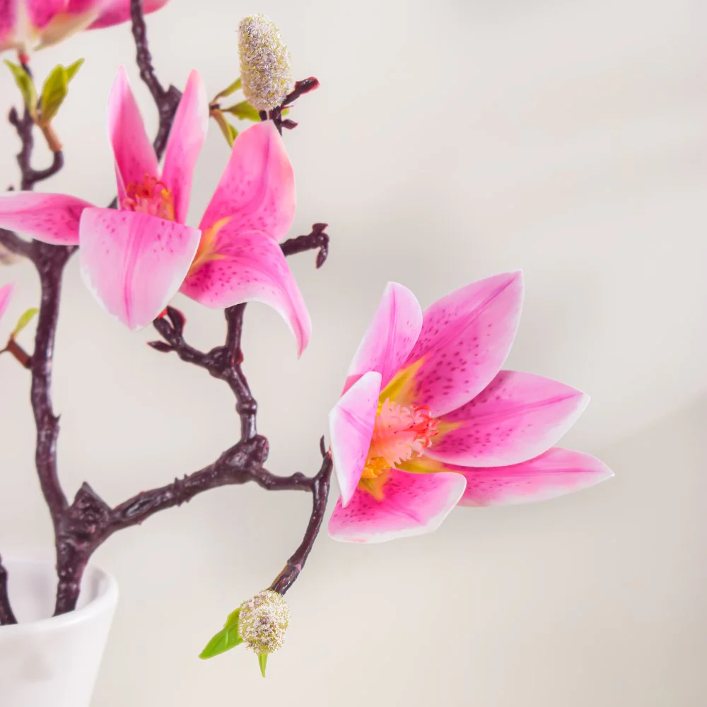 Decorative Lily Flower Stem Pink - Image 5