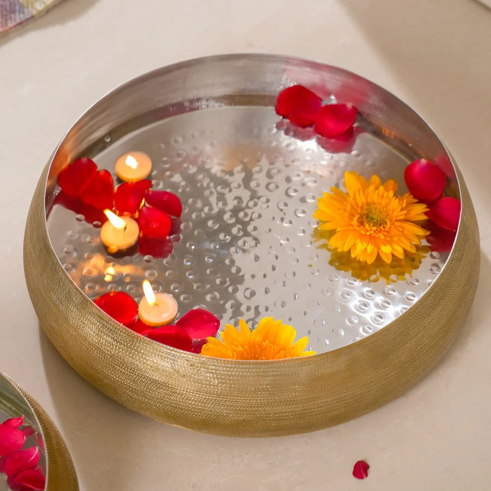 Decorative Metal Urli Bowl Set Of 3 - Image 10