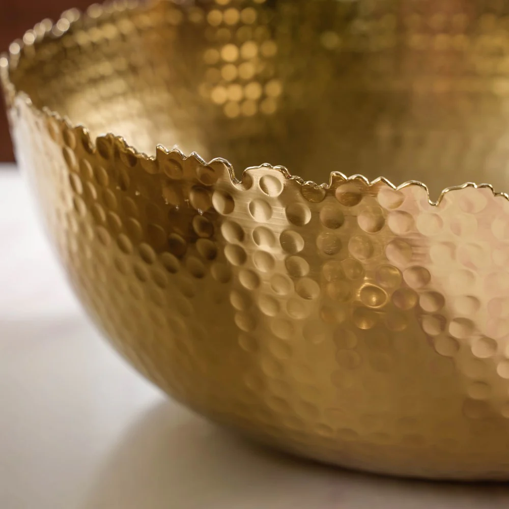 Decorative Urli Bowl Gold Set Of 3 - Image 13