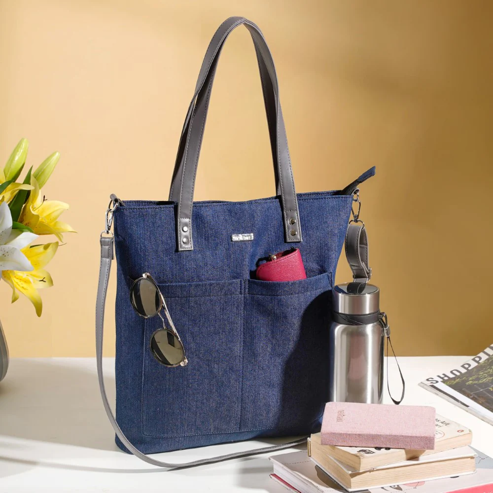 Denim Tote Bag - Image 5
