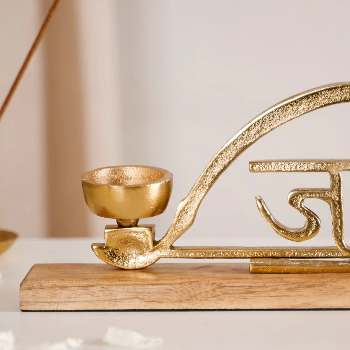 Devotional Table Decor With Tealights For Home - Image 7