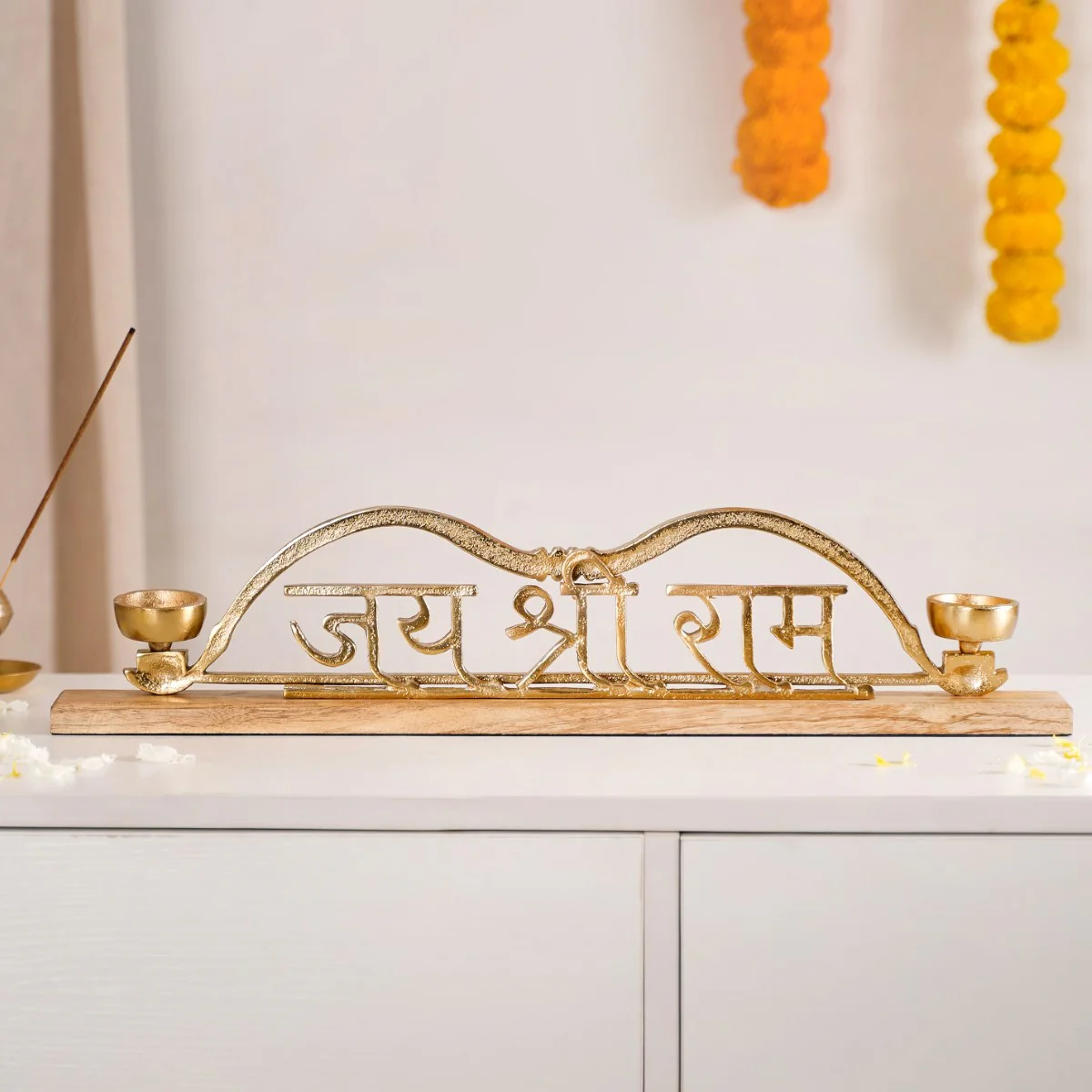 Devotional Table Decor With Tealights For Home - Image 8