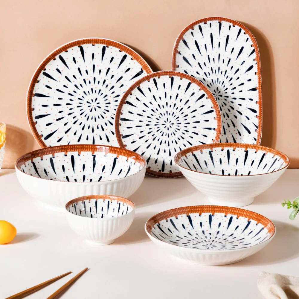 Dewdrop Ceramic Long Plate 11.5 Inch - Image 7