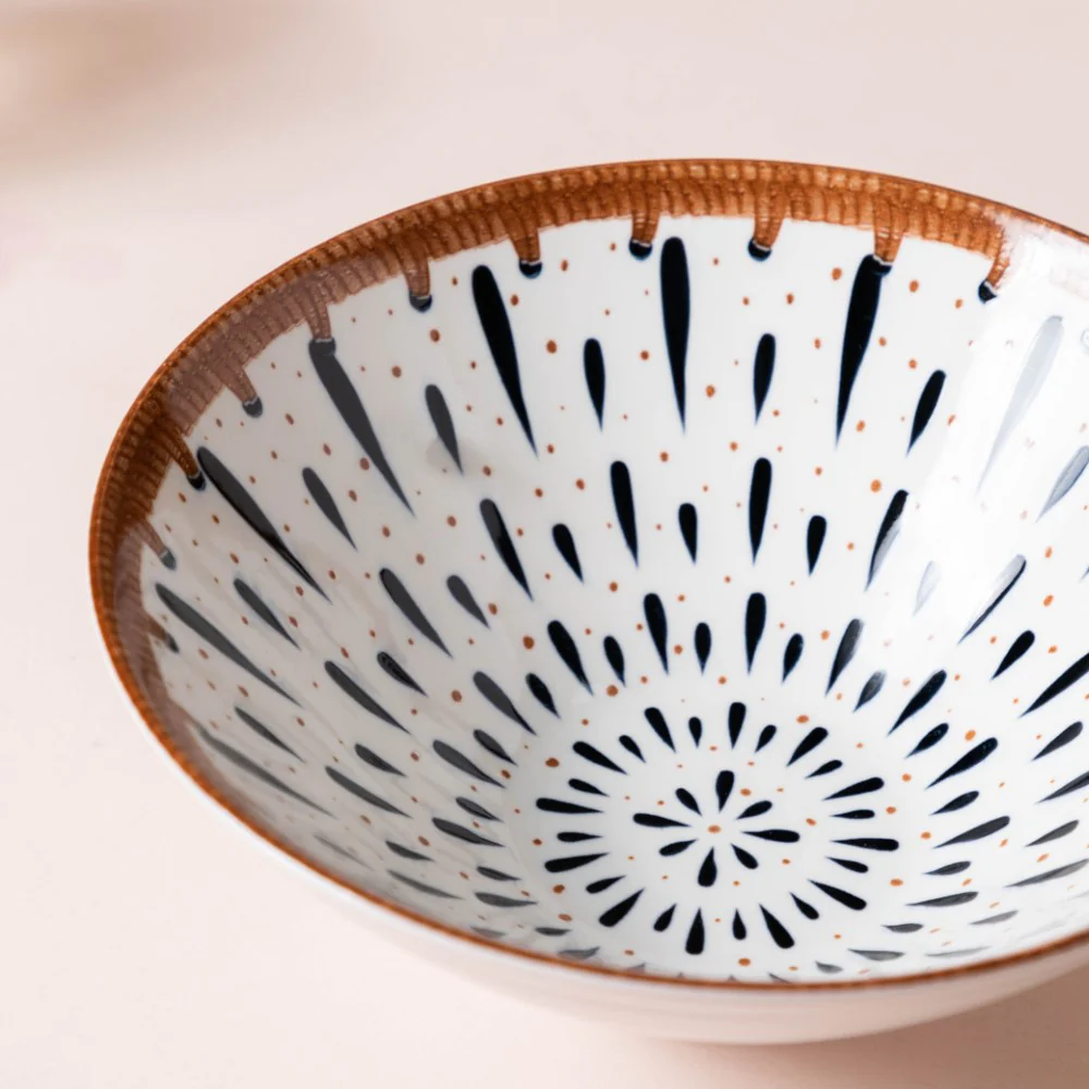 Dewdrop Ceramic Ramen Bowl 8 Inch 750 ml - Image 6