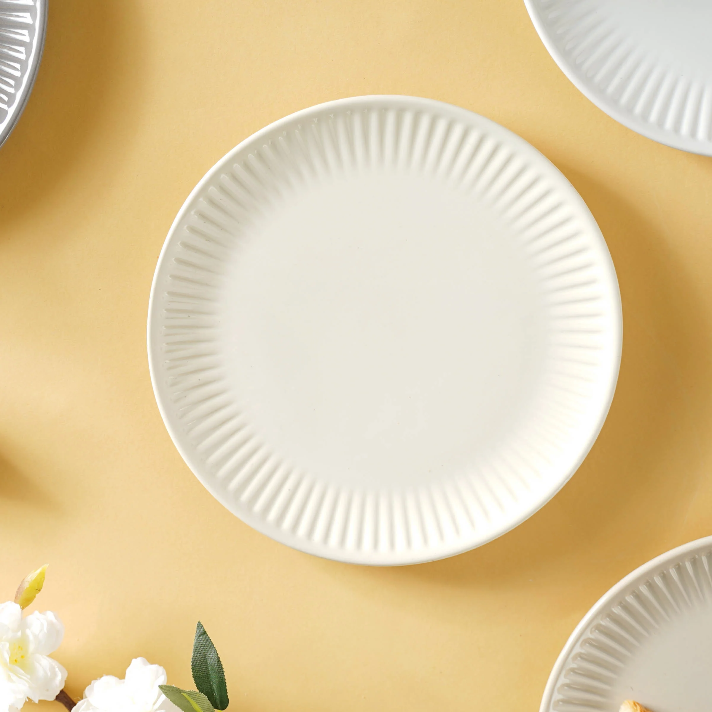 Snack Ceramic Plate 8 inch - Image 5