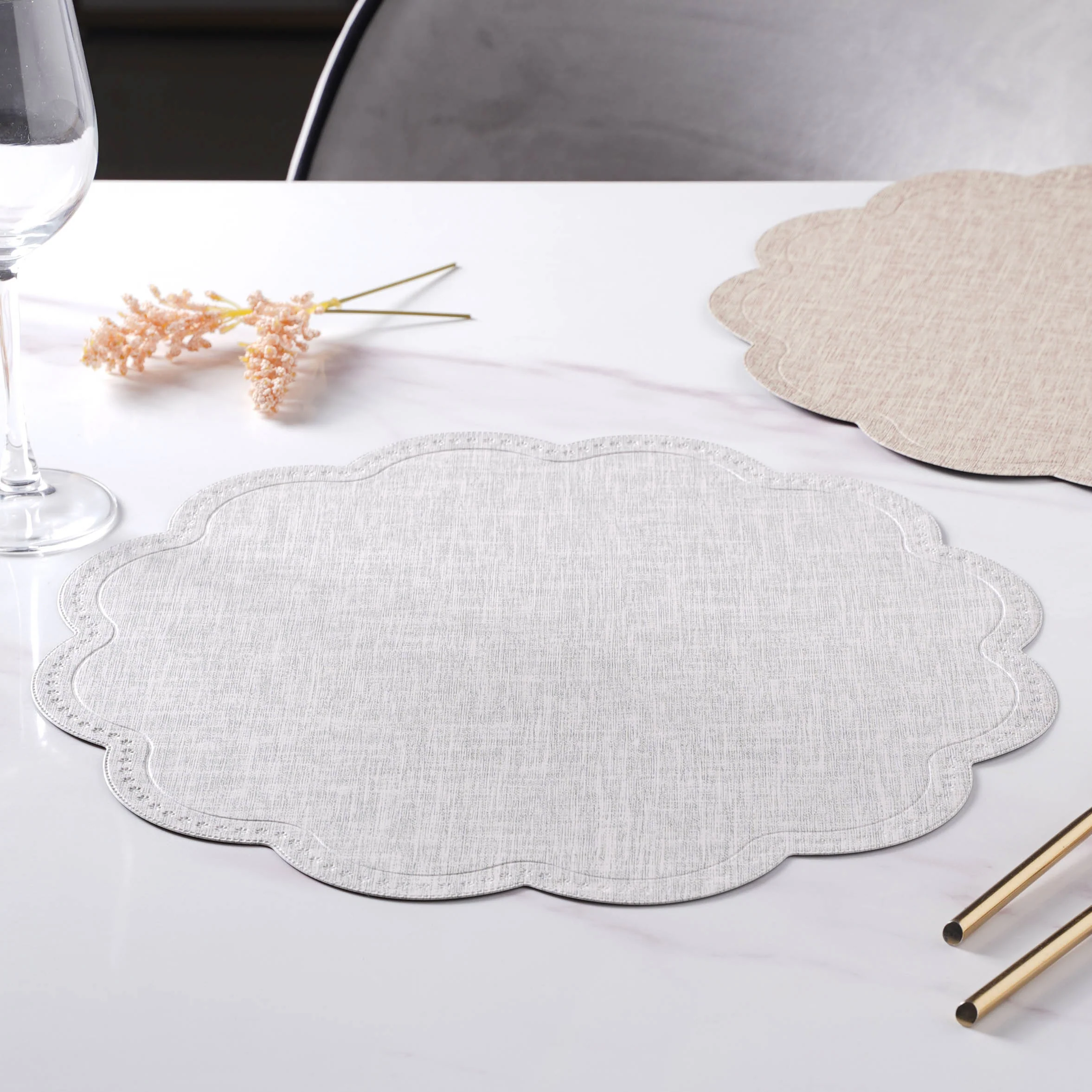 Dinner Table Mat Lace Set - Image 3