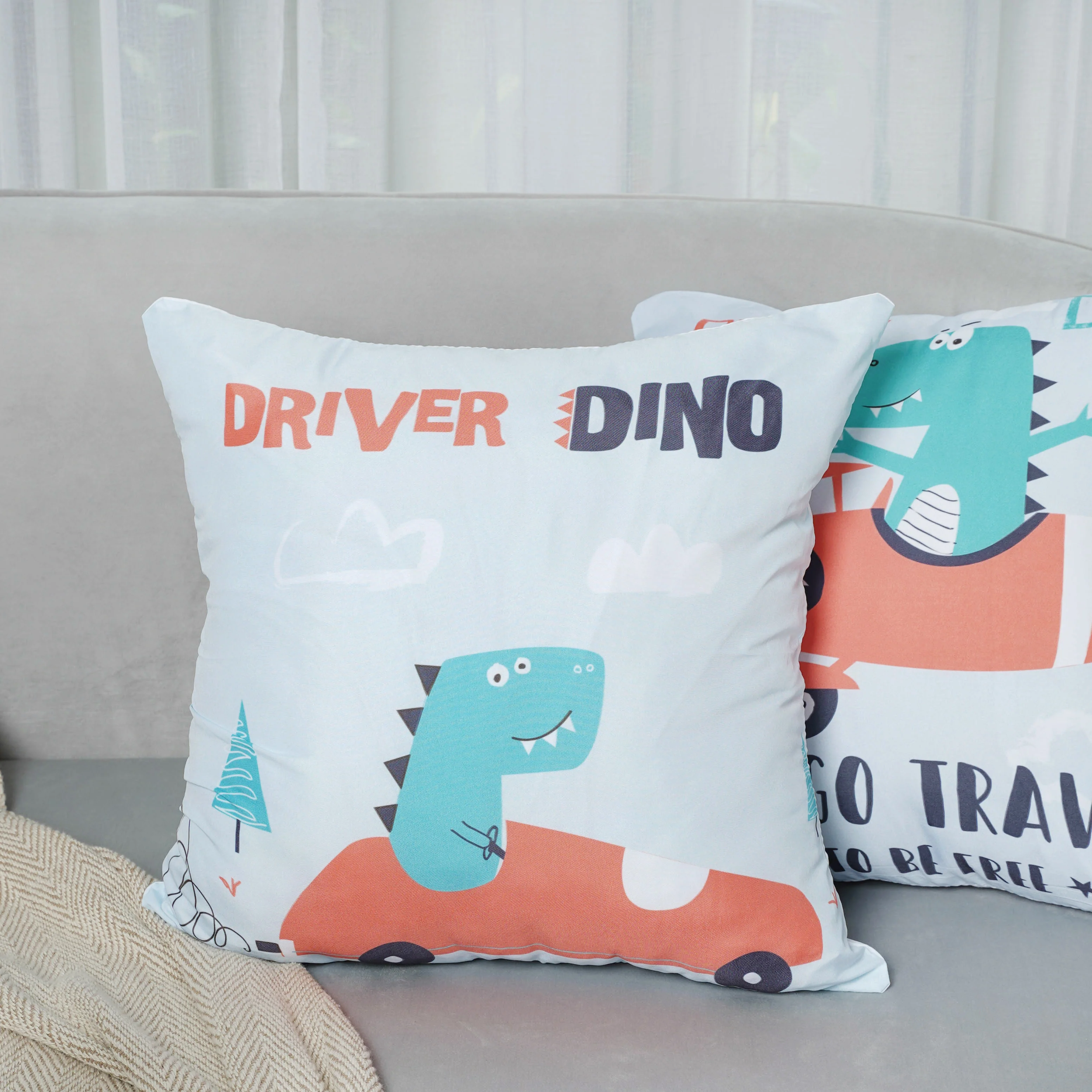 Dinosaur Pillow Cover Set of 3 - Image 10