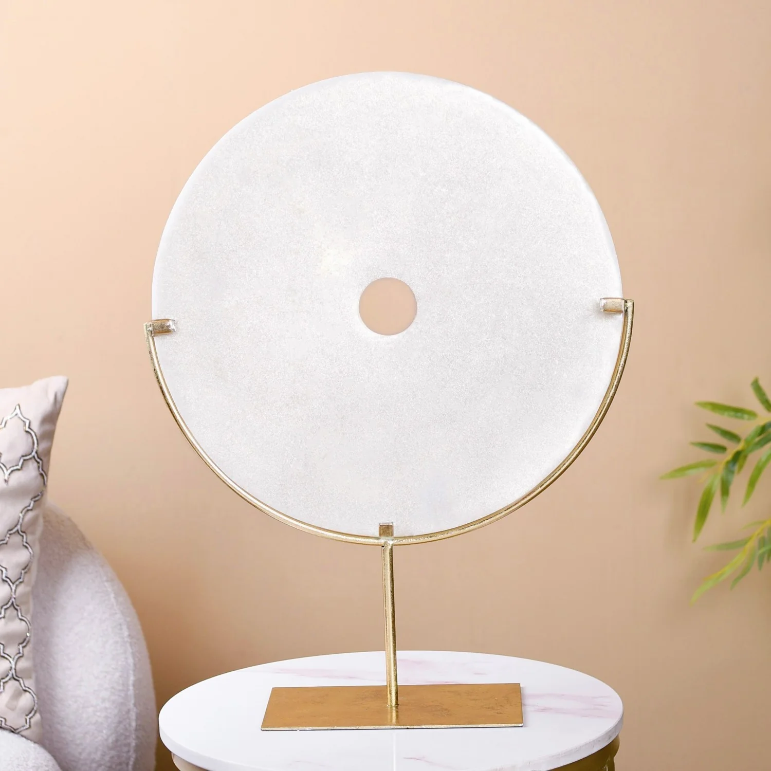 Disc Palm Leaf Luxe Table Decor - Image 7