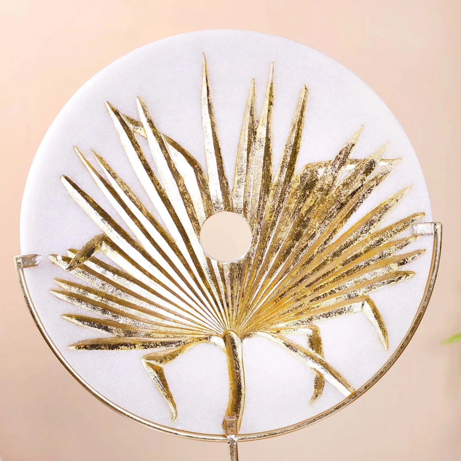 Disc Palm Leaf Luxe Table Decor - Image 8