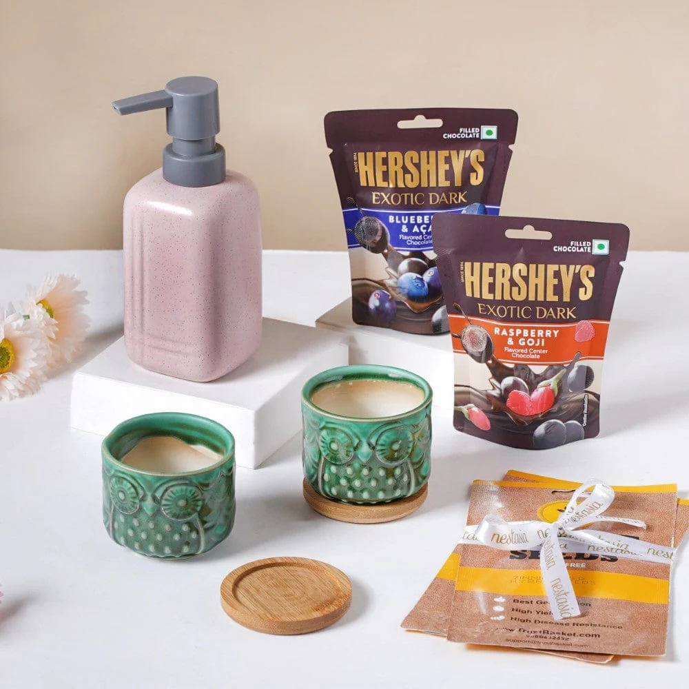 Dispenser And Planter Festive Gift Hamper Set Of 7 - Image 2