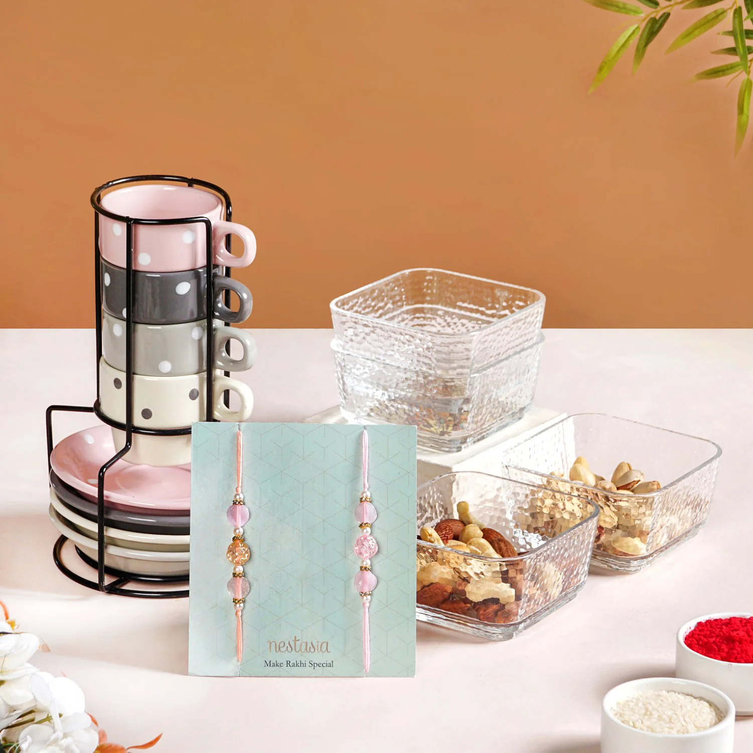 Dots And Knots Rakhi Gift Hamper