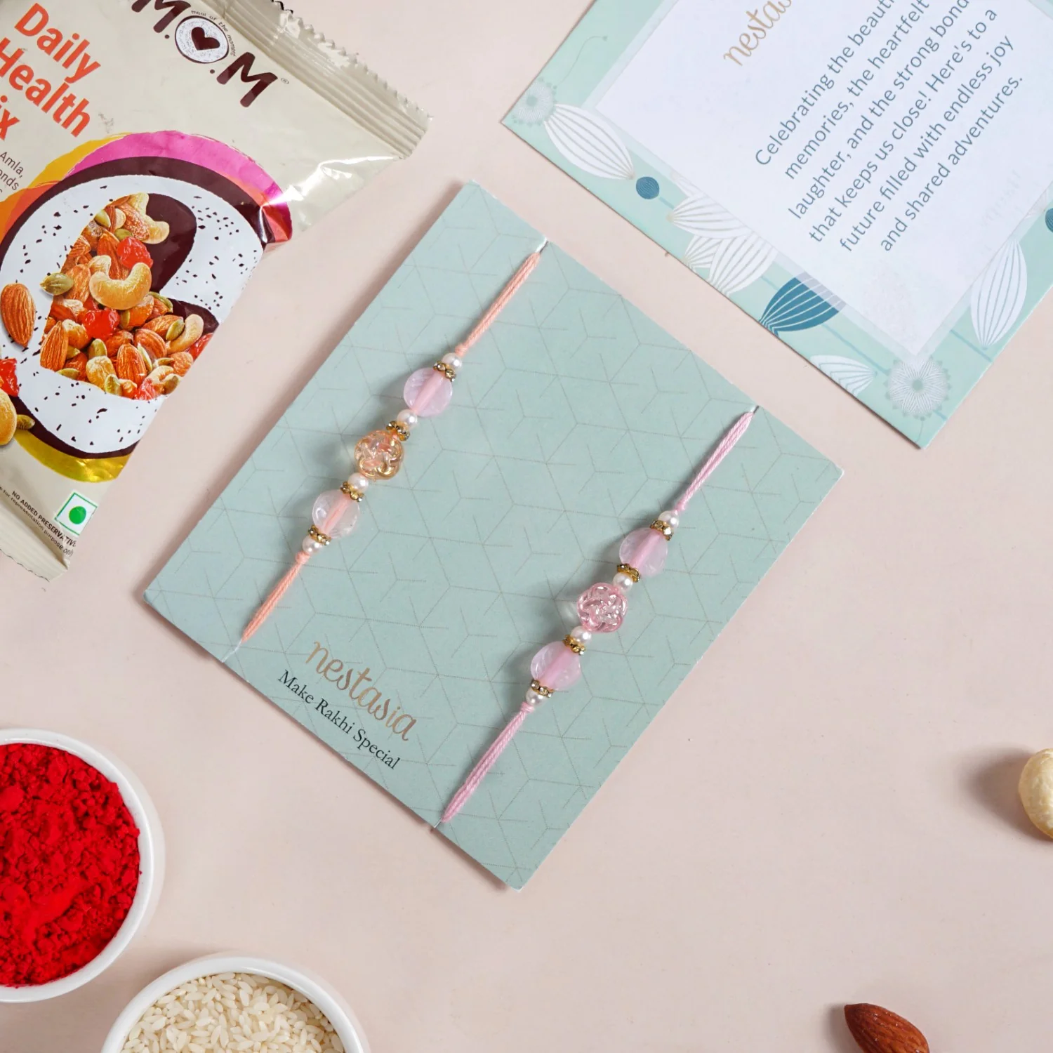 Dots And Knots Rakhi Gift Hamper - Image 4