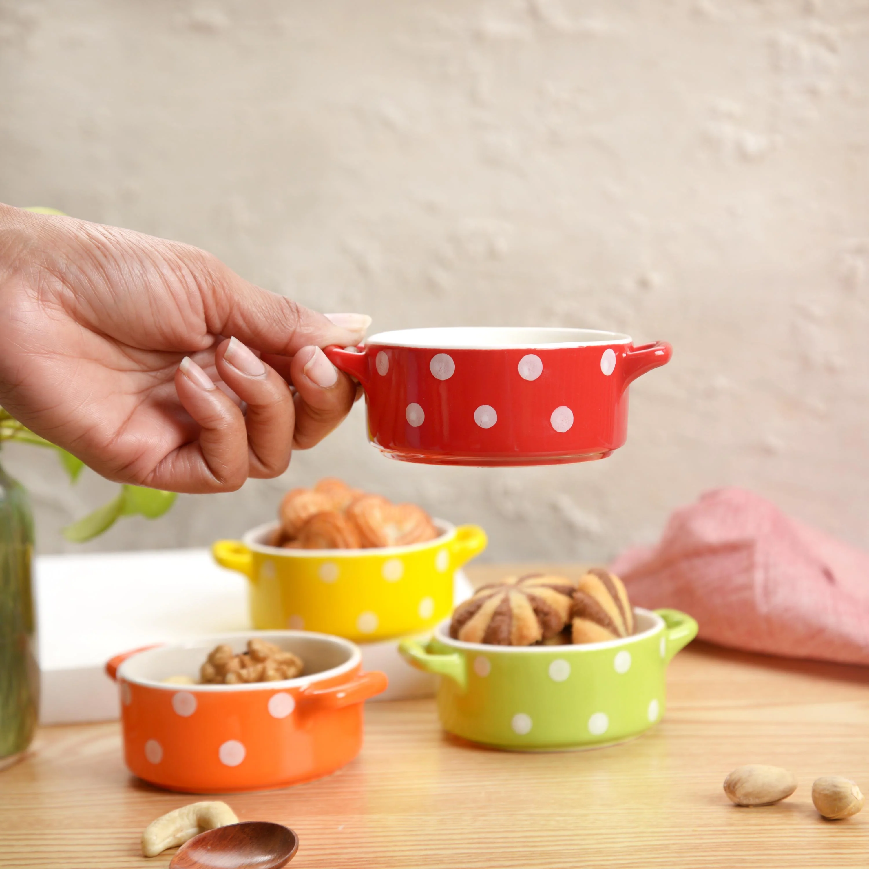 Dots Baking Bowl Set of 4 - Image 4