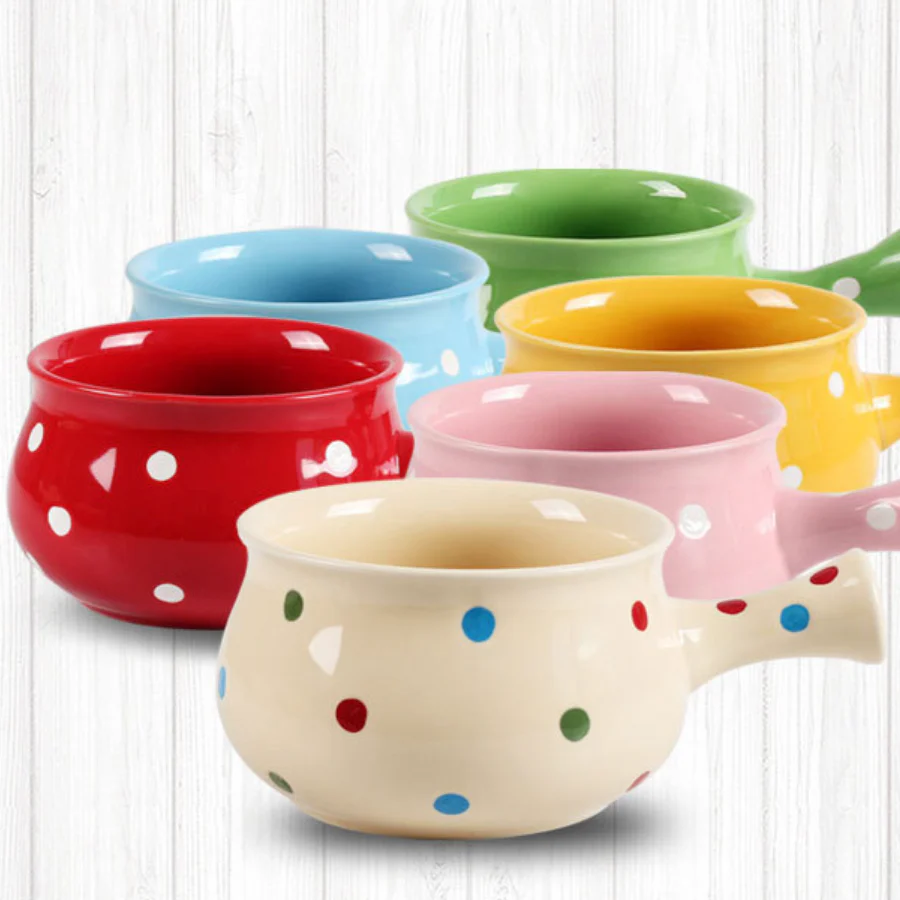 Dots Ceramic Pot Colourful - Image 6