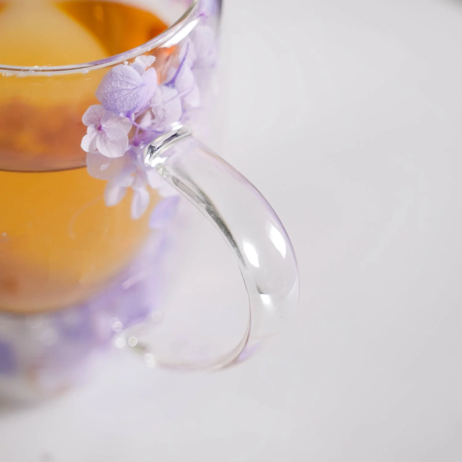 Double Wall Flower Inside Glass Insulated Mug Set Of 2 350ml - Image 8