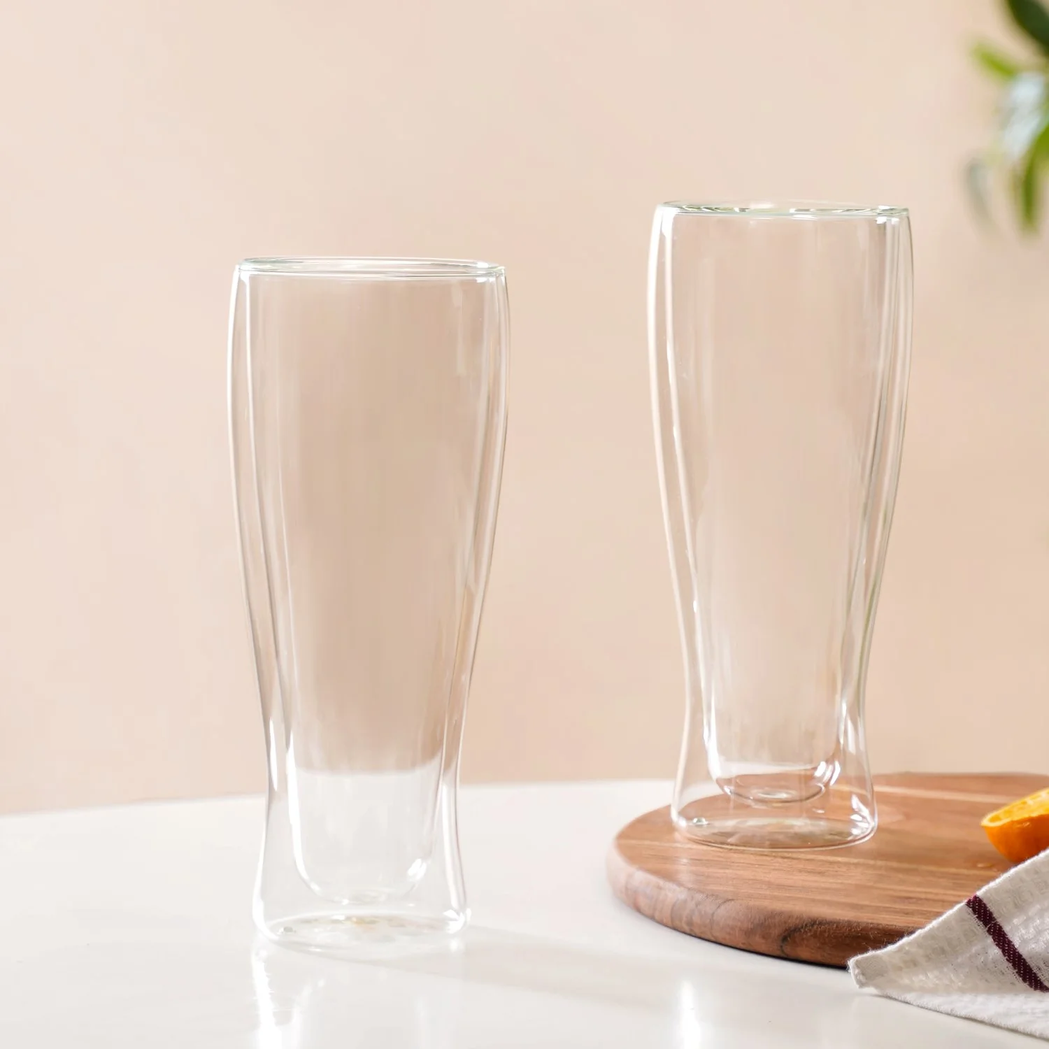 Double Wall Tall Beer Glass Set Of 2 750ml - Image 8